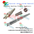 China Double And Twin Screws And Barrels Conical For Pp Pvc Abs Pipe Extruder Screw Barrel 